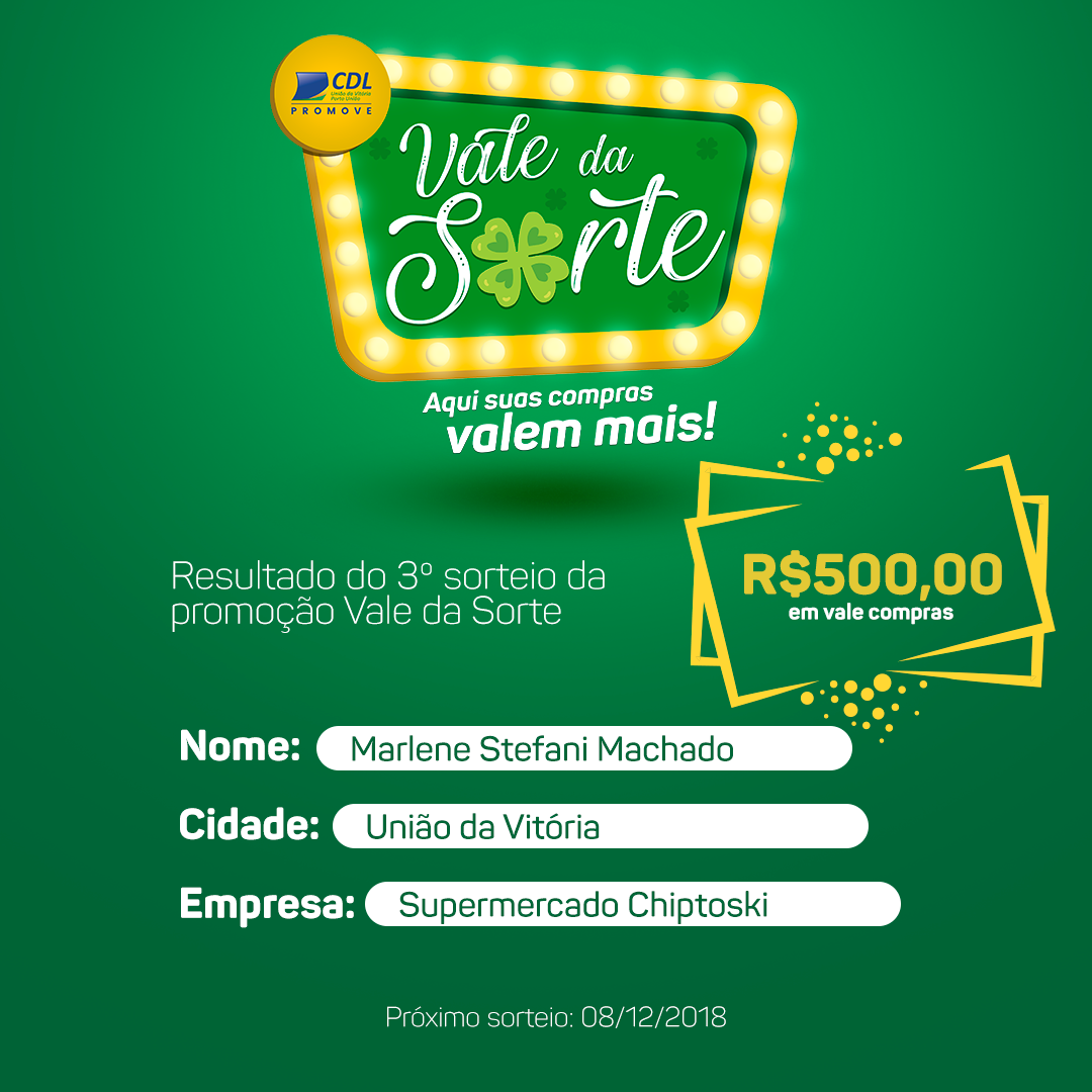 Promoção Cupom da Sorte